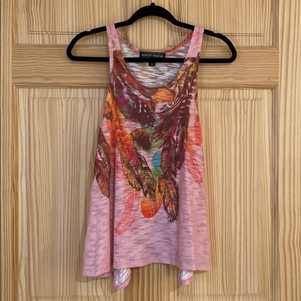 🌺Boho Flowy Feather Tank🌺